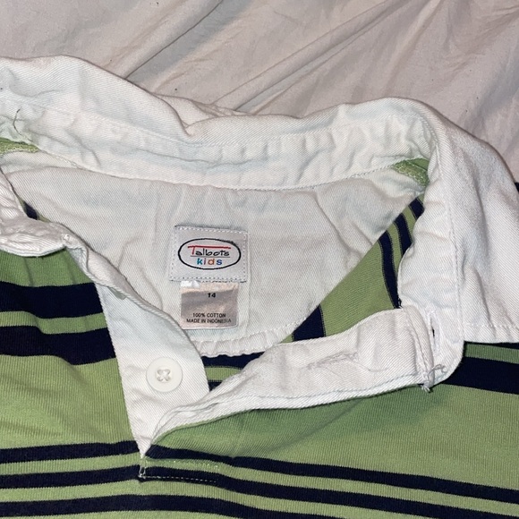 Talbots Kids - youth size 14 - collared long sleeve cotton shirt - Picture 5 of 8